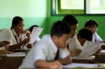 Ikuti UN, Siswa SMP Terbuka di Lereng Merapi Dikarantina