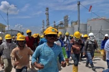 Antisipasi Kebakaran Tangki, Pertamina Gelar Simulasi Pengamanan