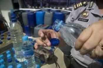 Polisi Amankan Ratusan Litter Ciu