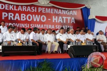 Hatta berharap dukungan masyarakat Sumsel menang Pilpres 