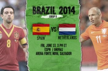 Belanda Hancurkan Spanyol 5-1