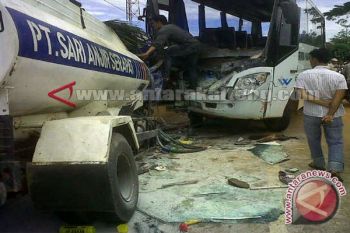 Mobil Pelangsir BBM Subsidi Hangus Terbakar 