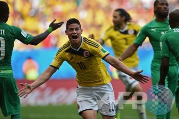 Kolombia Unggul 2-1 Atas Pantai Gading 