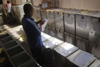 Selesai Dikemas, Logistik Pilpres Siap Didistribusikan
