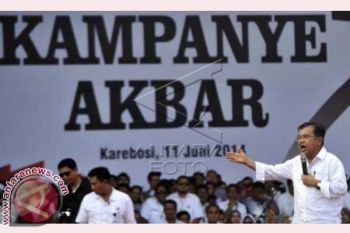 Pilpres - JK Kampanye Akbar di Kampung Halamannya 