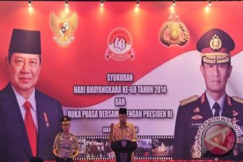 Presiden: Banyak Jasa Polri Sering Dilupakan Masyarakat
