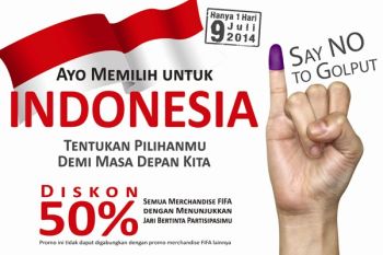 Alfamart, Alfamidi, &amp; Lawson Beri Diskon Pemilih Pilpres