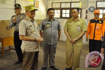 Gubernur Kalteng Tinjau Pilpres di Lamandau  