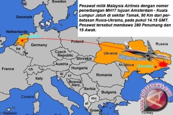 PM Malaysia Terkejut Atas Laporan Jatuhnya Pesawat MH17