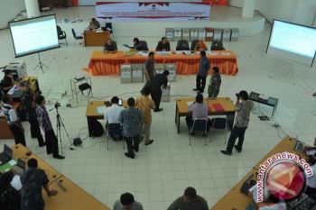 Sumsel sampaikan rekapitulasi suara ke pusat