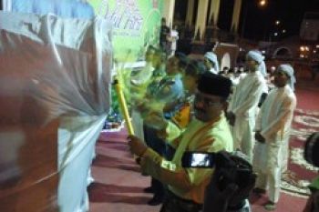 Parade Beduk Semarakkan Malam Takbiran di Karimun