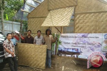 Mahasiswa UGM kembangkan huntara sistem puzzle 