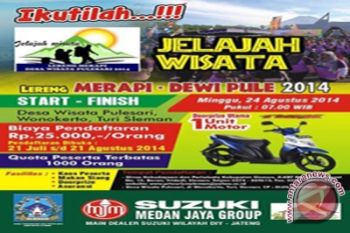 Disbubpar targetkan peserta Jelajah Merapi 1.000 orang 