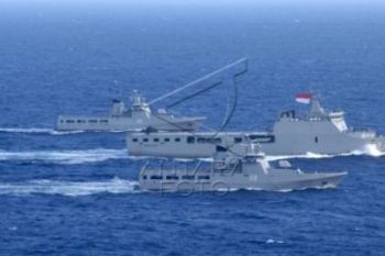 Tiga kapal perang TNI AL amankan perairan laut Aceh