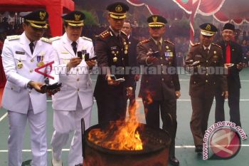 Lapas Sampit Bakar 53 Telepon Seluler Narapidana 