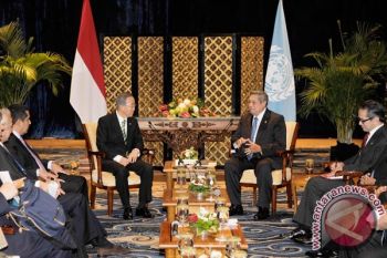 Presiden-Sekjen PBB Lakukan Pertemuan Bilateral di Bali