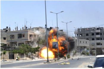 Jet Tempur Israel Rusak Menara Permukiman di Gaza