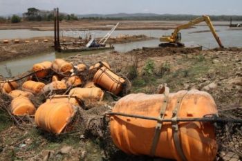 Bendung Pengendali Sedimen di Waduk Sempor Diperbaiki