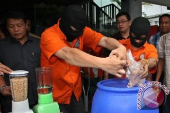50 Gram Sabu dan Ratusan Butir Ekstasi Dimusnahkan