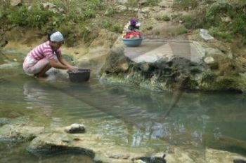 Air Sungai Menyusut, Aliran Irigasi ke Persawahan Digilir