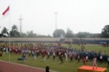 Senam HAORNAS XXXI Bandarlampung