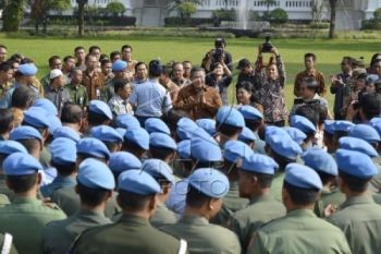 Presiden Pamit Pada Pegawai Istana