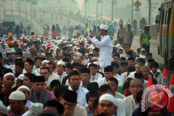 Umat Muhammadiyah Palembang shalat Idul Adha Sabtu