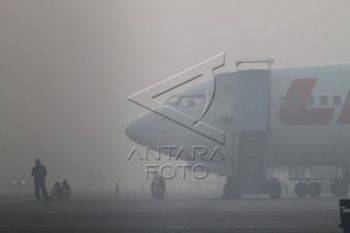 34 Penerbangan Rute Pekanbaru Dibatalkan Akibat Asap