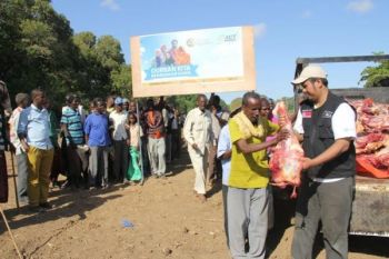 Warga Somalia Terima Daging Kurban dari Indonesia