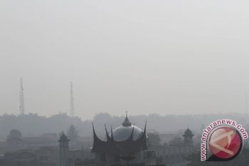 Kebakaran Hutan di Sumsel dan Kalimantan Akibatkan Sumbar Berkabut Asap