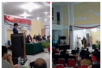 Tiga pimpinan DPRD  Minut dilantik 