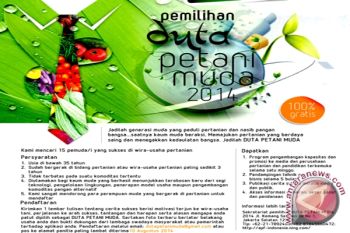 Khoiri jadi Duta Petani Muda 2014 