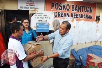Partai Nasdem Salurkan Bantuan Korban Kebakaran 