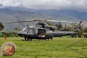 Kapolda Sulselbar berkeliling gunakan helikopter pantau pilkada 
