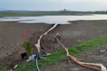 Air Waduk di Madiun Menyusut 70 Persen