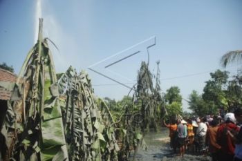 Semburan Air dari Sumur Bor di Pati Berhenti 