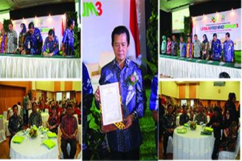 Bupati Minut menghadiri hari Tata Ruang Nasional