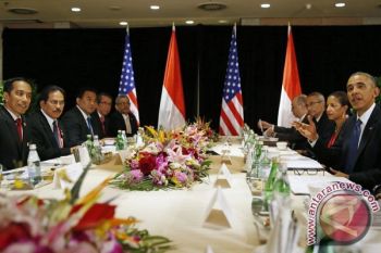 Presiden Jokowi-Presiden Obama Bicarakan Terorisme