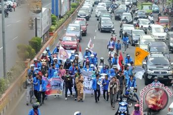 Mahasiswa Palembang tolak kenaikan BBM