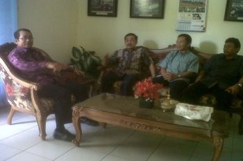 Kadis Kominfo Lampung Kunjungi ANTARA Lampung
