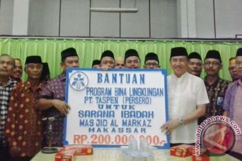 PT Taspen Bantu Renovasi Masjid Al-Markaz Al-islami 