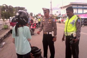 Polres Kandangkan 213 Sepeda Motor, Empat Angkot