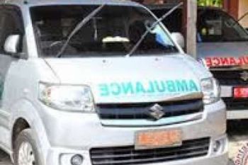 Satu Unit Ambulan Mengantar Korban Tembakan