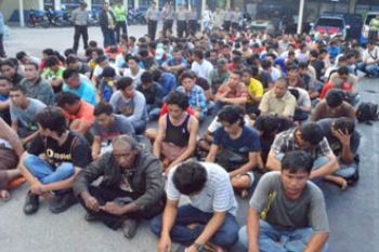 Polisi Amankan Ratusan Orang Penyerang BC Kepri