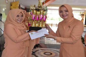 Dharma Wanita Lamteng Gelar Lomba Lagu Mars