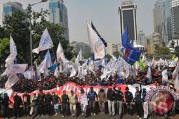 50 Ribu Buruh akan Banjiri Jakarta
