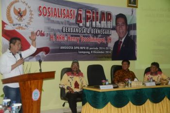Lampung yang pertama gelar pelatihan Empat Pilar Kebangsaan