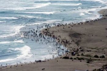 Puluhan ribu wisatawan padati wisata Gunung Kidul