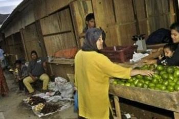 Pedagang Pasar Batang Tempati Lokasi Darurat