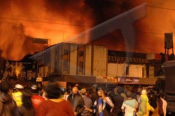 Pasar Gombong Kabupaten Kebumen Terbakar